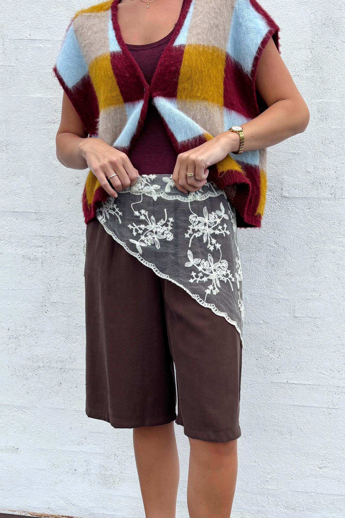 Miriana blondetørklæde - Butter Yellow